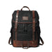 Waxed Canvas Laptop Backpack Flap Cover Canvas Travel Backpack Waterproof Canvas School Backpack Outdoor Backpack RockCow Leather Studio