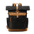 Waxed Canvas Leather Backpack Large Travel School Bag Mens Laptop Rucksack RockCow Leather Studio