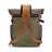 Waxed Canvas Leather Backpack Large Travel School Bag Mens Laptop Rucksack RockCow Leather Studio