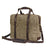 Waxed Canvas Messenger Bag Canvas Briefcase Laptop Bag Leather Crossbody Bag Work briefcase Canvas Briefcase For Men RockCow Leather Studio
