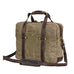 Waxed Canvas Messenger Bag Canvas Briefcase Laptop Bag Leather Crossbody Bag Work briefcase Canvas Briefcase For Men RockCow Leather Studio