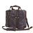 Waxed Canvas Messenger Bag Canvas Briefcase Laptop Bag Leather Crossbody Bag Work briefcase Canvas Briefcase For Men RockCow Leather Studio
