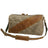 Waxed Canvas Messenger Bag Full Grain Leather And Canvas Crossbody Bag Canvas Shoulder Bag Gift for Men Him RockCow Leather Studio
