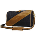 Waxed Canvas Messenger Bag Full Grain Leather And Canvas Crossbody Bag Canvas Shoulder Bag Gift for Men Him RockCow Leather Studio