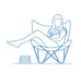 The Jet Black Butterfly Chair Classy Leather Bags