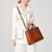 Women Leather Handbag, Full Grain Leather Designer Handbag, Gift For Her RockCow Leather Studio