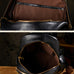 Women's Full Grain Leather Backpack Genuine Leather College Bag for Work or Travel RockCow Leather Studio
