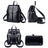 Women's Top Grain Leather Backpack, Leather Rucksack for Women, Lady Backpack Stylish Casual Backpack RockCow Leather Studio