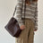 Genuine Leather Purse for Ladies, Full Grain Leather Crossbody with Removable Strap, Leather Convertible Satchel Bag RockCow Leather Studio