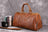 Vintage Crazy Horse Leather Duffle, Weekender with Shoe Compartment RockCow Leather Studio