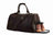 Vintage Crazy Horse Leather Duffle, Weekender with Shoe Compartment RockCow Leather Studio