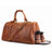 Vintage Crazy Horse Leather Duffle, Weekender with Shoe Compartment RockCow Leather Studio