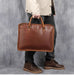The Hemming Leather Laptop Bag | Vintage Leather Briefcase STEEL HORSE LEATHER
