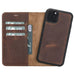 Magic iPhone 11 Pro Max Detachable Leather Wallet Case - LuggageDesigners