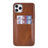 Ultra Cover iPhone 11 Pro Max Leather Case with Card Holder - LuggageDesigners