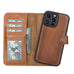 Magic iPhone 14 Plus Detachable Leather Wallet Case Mizuri Leather