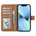 Magic iPhone 14 Plus Detachable Leather Wallet Case Mizuri Leather