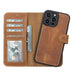 Magic iPhone 14 Detachable Leather Wallet Case Mizuri Leather