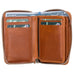 Elvis Leather Zipper Wallet - LuggageDesigners
