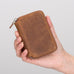 Elvis Leather Zipper Wallet - LuggageDesigners