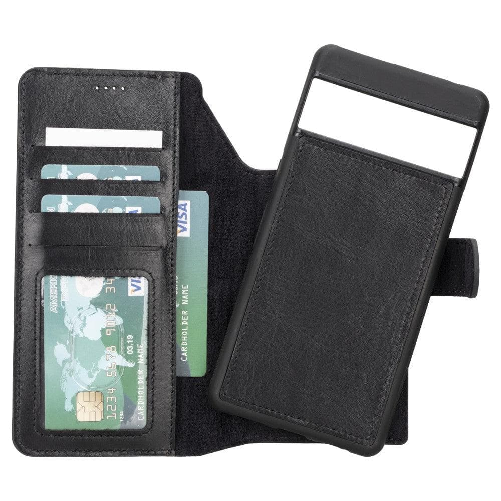 Magic Google Pixel 7 Detachable Leather Wallet Case - LuggageDesigners
