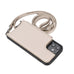 Saff iPhone 12 / 12 Pro Leather Case with Shoulder Strap Mizuri Leather