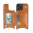 Saff iPhone 12 Mini Leather Case with Shoulder Strap Mizuri Leather