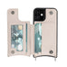 Saff iPhone 12 Mini Leather Case with Shoulder Strap Mizuri Leather
