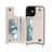 Saff iPhone 12 / 12 Pro Leather Case with Shoulder Strap Mizuri Leather