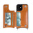 Saff iPhone 12 / 12 Pro Leather Case with Shoulder Strap Mizuri Leather