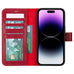 Magic iPhone 15 Plus Detachable Leather Wallet Case - LuggageDesigners