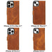 Magic iPhone 15 Pro Max Detachable Leather Wallet Case Mizuri Leather