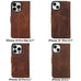 Magic iPhone 15 Pro Max Detachable Leather Wallet Case Mizuri Leather