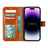 Magic iPhone 15 Detachable Leather Wallet Case - LuggageDesigners