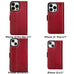 Magic iPhone 15 Detachable Leather Wallet Case - LuggageDesigners