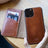 Magic Samsung Galaxy S21 FE (Fan Edition) Leather Detachable Wallet Case Mizuri Leather