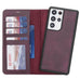 Magic Samsung Galaxy S21 Leather Detachable Wallet Case - LuggageDesigners