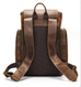 Crazy Horse Leather Men Backpack Vintage Laptop Backpack Travel Backpack ESS468 RockCow Leather Studio