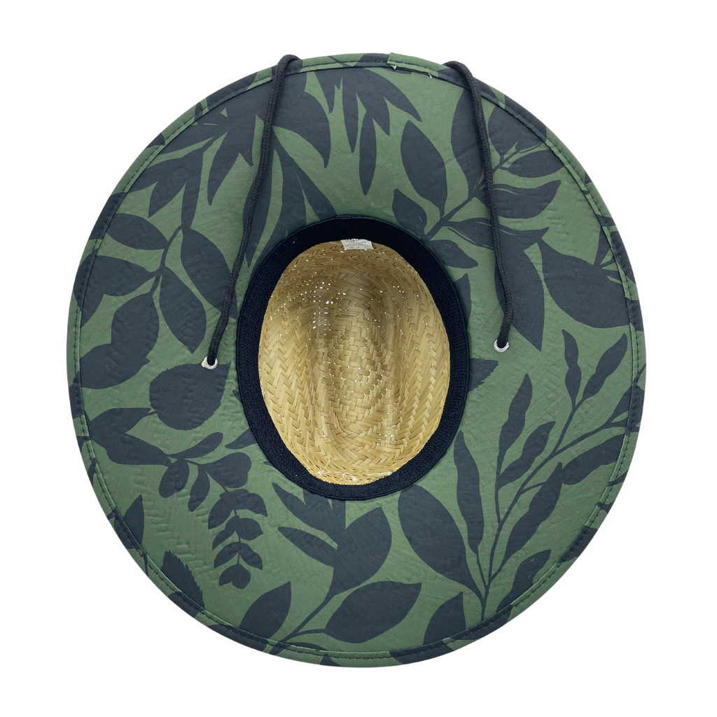 Straw Beach Lifeguard Sun Hat - Kona Green COR Surf