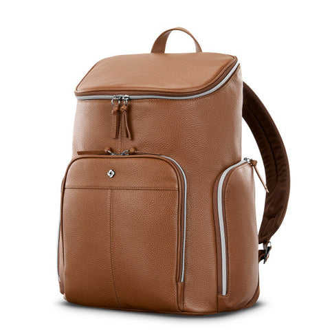 Samsonite Mobile Solution 2 Leather Deluxe Backpack Samsonite