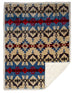 Blue River Plush Throw Cowhide and Conchos