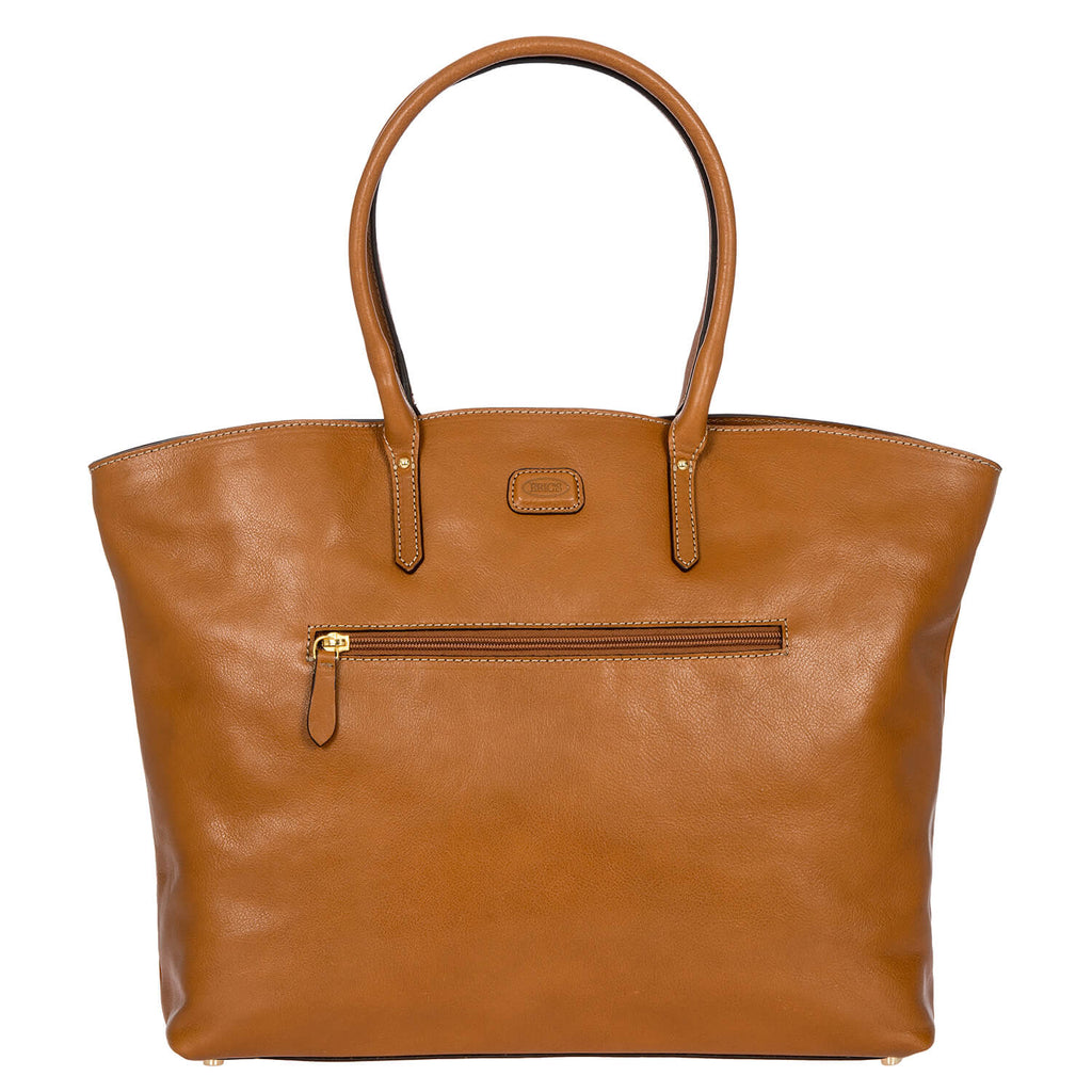 Bric's Life Pelle Ladies Business Tote Cognac Brics