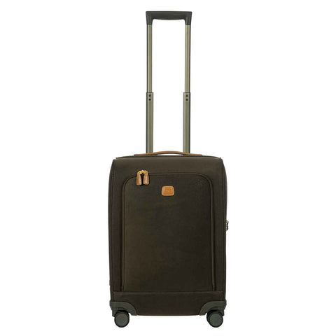 Bric's Life Trolley 21" Split Frame Spinner Olive Brics