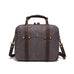 Waxed Canvas Vintage Travel Men's Briefcase Social Buzz eSIMs