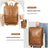 Leather Horse Leather Outdoor Bag Large Capacity Leisure Laptop Travel Backpack Social Buzz eSIMs