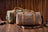 Personalized Weekender Bag with Shoes Compartment, Embroidered Travel Bag RockCow Leather Studio