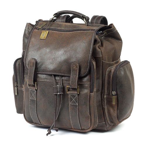 Claire Chase Jumbo Backpack, Distressed Brown