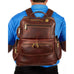 Claire Chase Legendary Executive Backpack Dark Brown Claire Chase