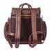 Claire Chase Legendary Jumbo Backpack Dark Brown