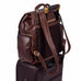 Claire Chase Legendary Jumbo Backpack Dark Brown